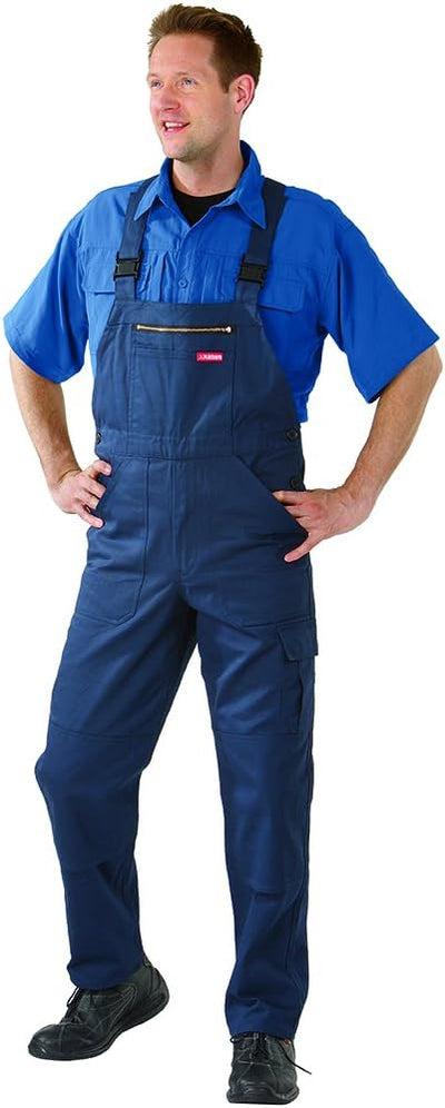 Planam Grösse 64 Herren BW 290 Cargo-Latzhose hydronblau Modell 0172 Hydronblau 64, Hydronblau 64