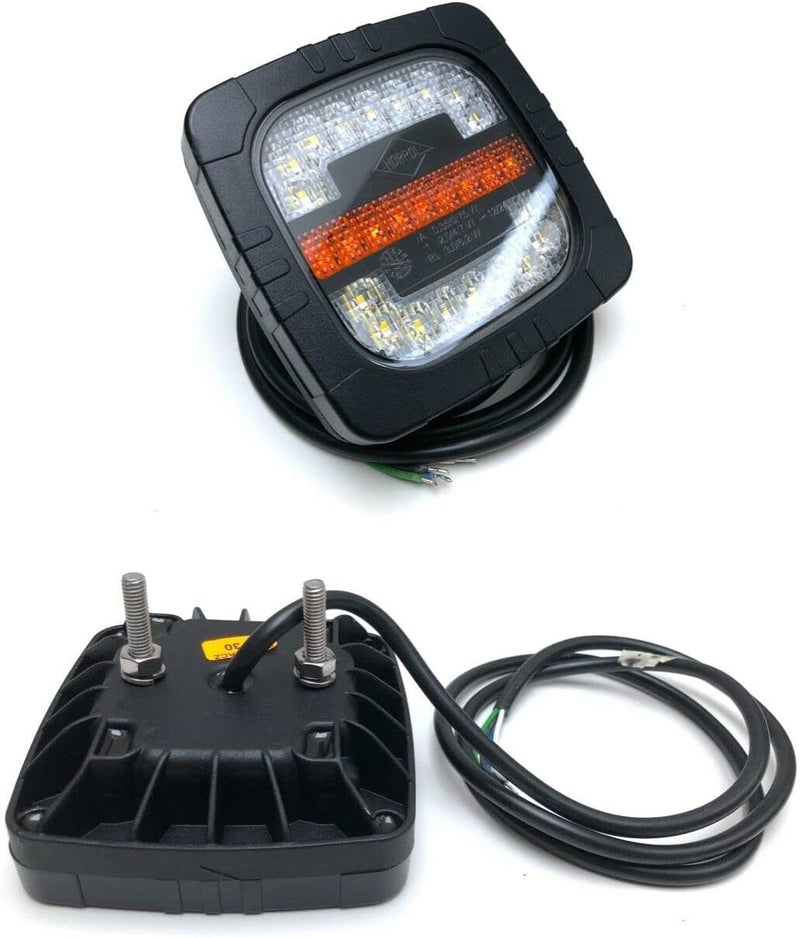 MelTruck® 2x LED Positionsleuchte mit Blinker E9 für LKW Anhänger Traktor Schlepper Bagger HIT