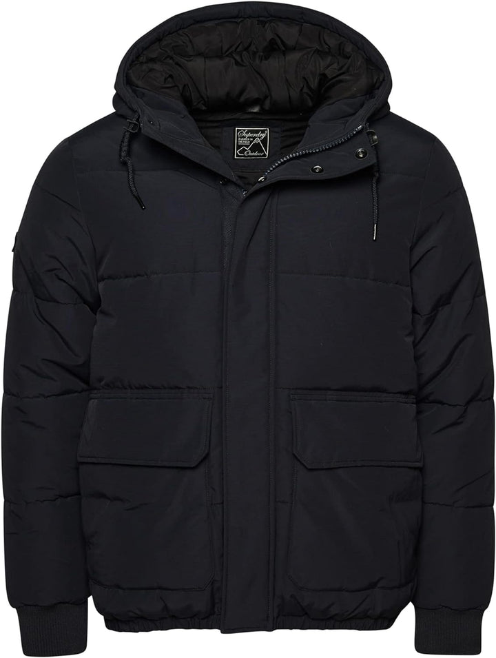 Superdry Herren Mountain Steppjacke Finster Marineblau XXL
