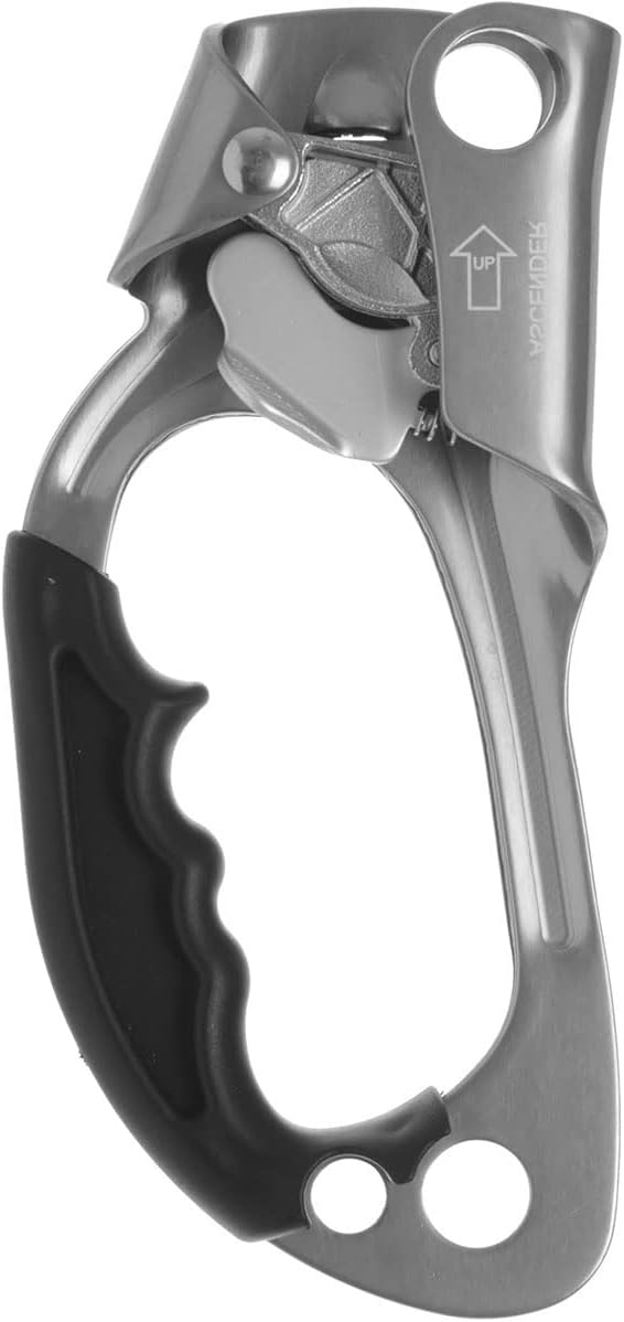 LACD Unisex – Erwachsene Ascender Left Steigklemmen, Grey, 80mm