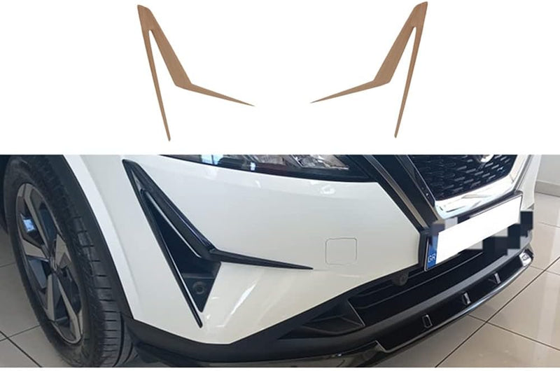 Motordrome K176–002 Frontspoiler-Flügel (Ecken) kompatibel mit Nissan Qashqai III (J12) 2021- (PU)