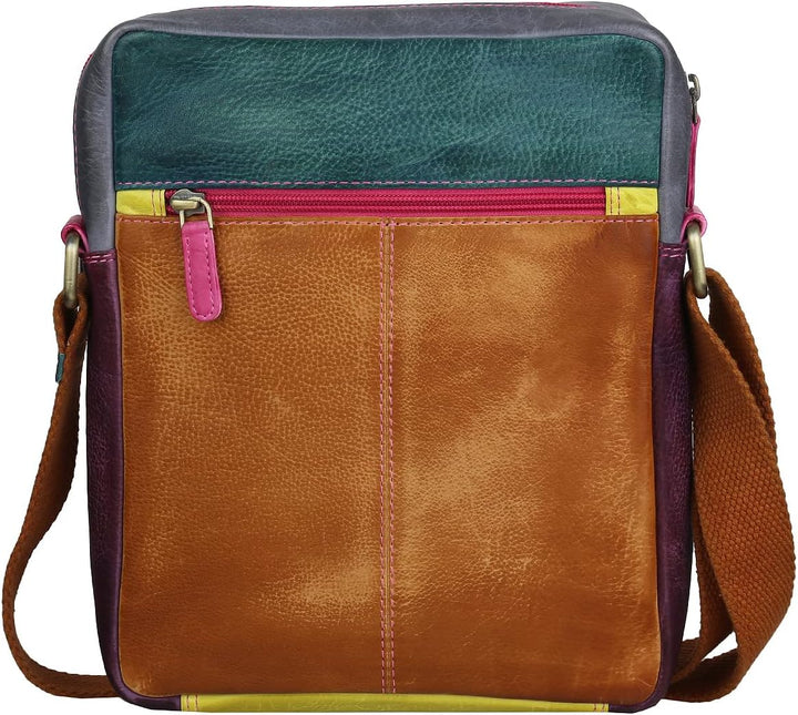 Greenburry Candy-Shop Umhängetasche Leder 21 cm Fuchsia, Fuchsia