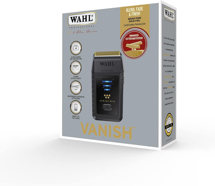 Wahl 5 Star Vanish Rasierer, Friseurrasierer, Folienrasierer, Nahrasur, Finishing-Werkzeuge, Mischen