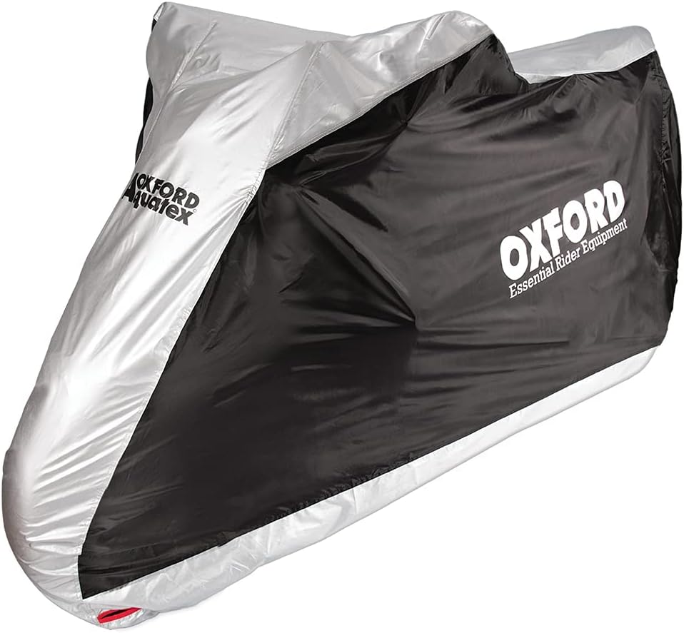 Oxford 2016 Aquatex wasserdichte Motorradhülle, XL Aquatex Schwarz / Grau XL, Aquatex Schwarz / Grau