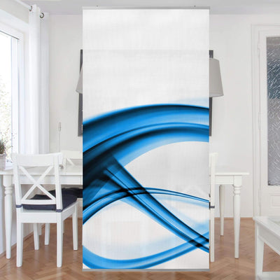 Bilderwelten Raumteiler Blue Element 250x120cm inkl. transparenter Halterung 250x120cm incl. transpa