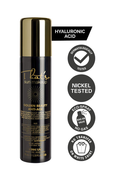 That'so Face Tan Spray Golden Beauty Selbstbräuner Gesichtsspray, 75 ml, Gradual Tan Mist