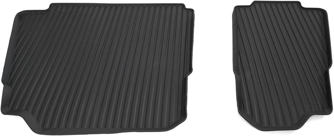 Skoda 565061580A Gummi Fussmatten 3. Sitzreihe Allwetterfussmatten 2X Gummimatten, schwarz, nur für