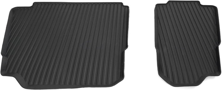 Skoda 565061580A Gummi Fussmatten 3. Sitzreihe Allwetterfussmatten 2X Gummimatten, schwarz, nur für