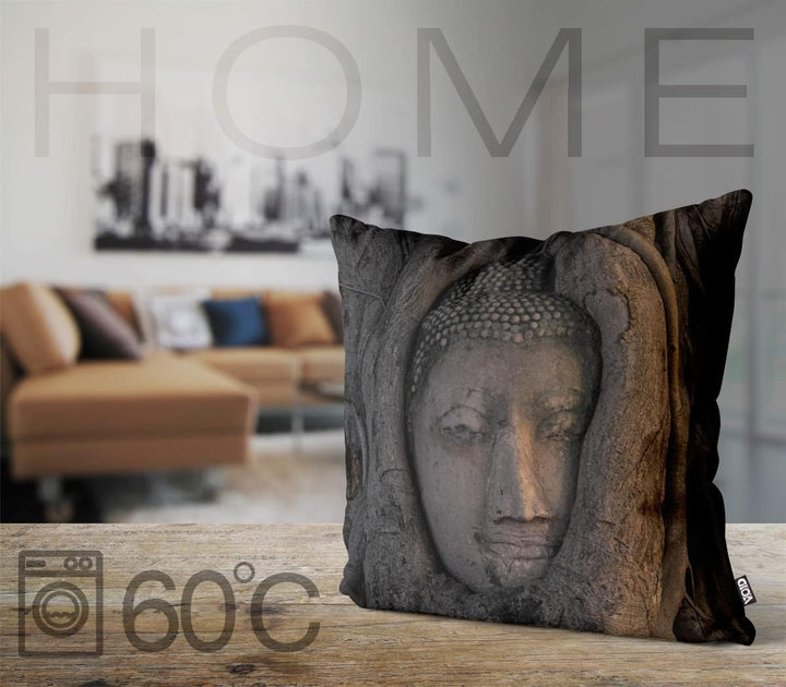 VOID Buddha Kopf Baum Kissenbezug Kissenhülle Sofakissen Kissen Deko Outdoor-Kissen Dekokissen, Kiss