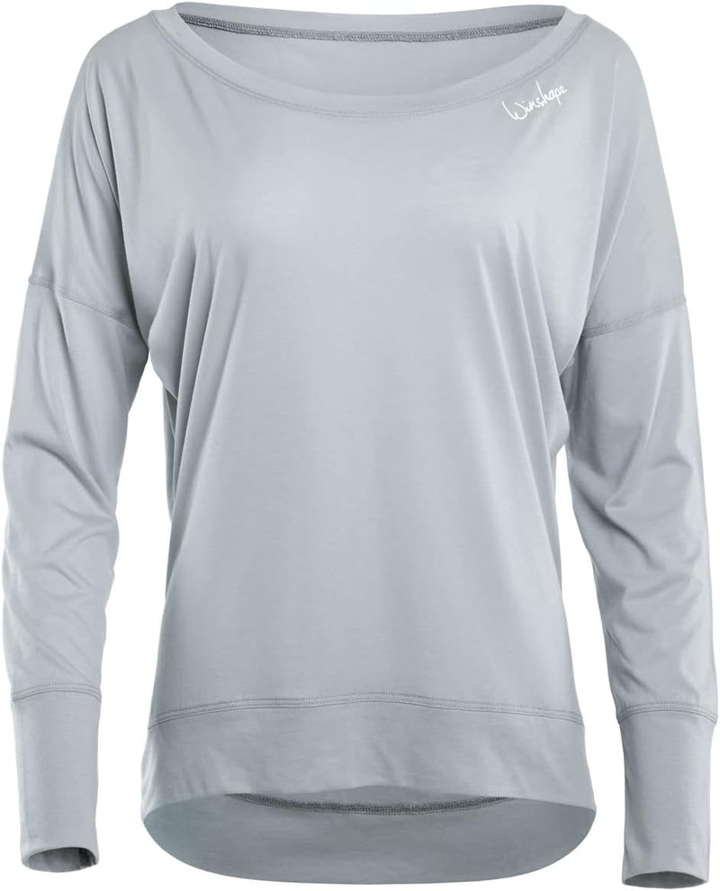 Winshape Damen Ultra leichtes Modal-Longsleeve MCS002 L Cool-grey, L Cool-grey