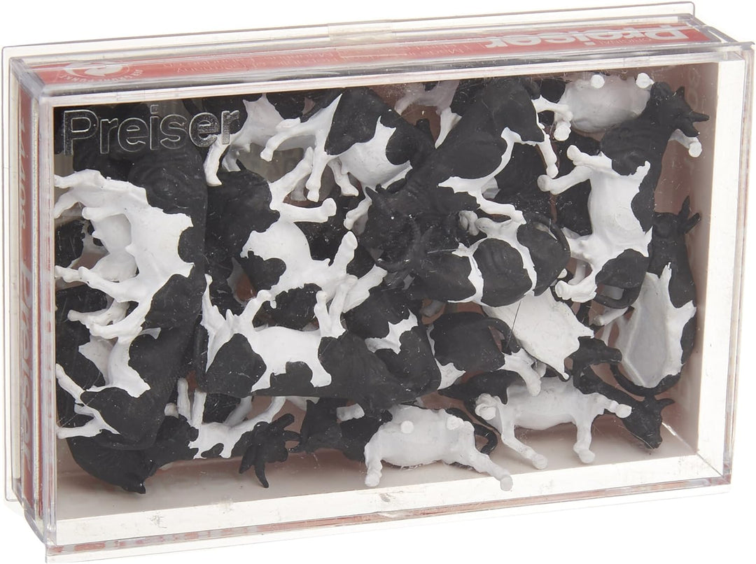 Preiser 14408 Kühe, schwarz/weiss. 30 Figure