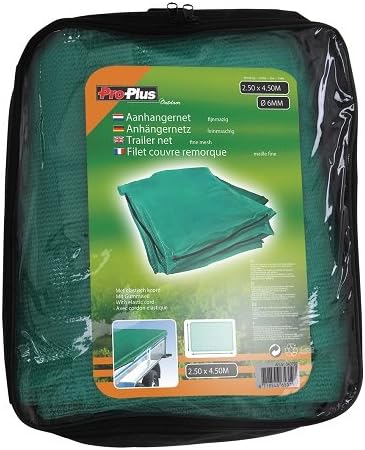 ProPlus Anhängernetz feinmaschig mit Gummiseil (250 x 450 cm)