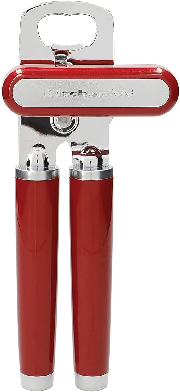 KitchenAid Klassischer Multifunktions-Dosenöffner/Flaschenöffner, 21 cm, Empire Red Einheitsgrösse R