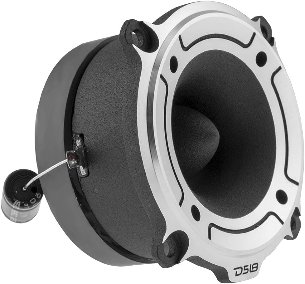 DS18 Car Audio Tweeter 1" Inch 300w Watt Dash Door Super Bullet PRO-TW120 Single silber PRO-TW120 Pa