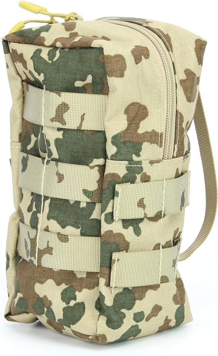 Zentauron Reissverschlusstasche Small mit MOLLE-System I BW-Tasche, Rucksack Zusatztasche aus Cordur