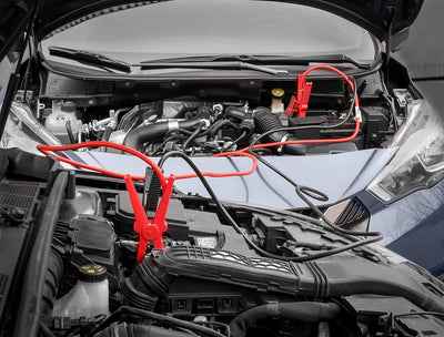 APA 29255 Starthilfekabel Auto ALU-Star, CCA-Kabel, mit Startcontrol, CCA-Kabel, für Ottomotor, für