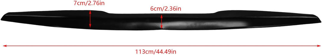 Kofferraumspoiler, Heckspoiler für Den Dachkofferraum Lip Tail Wing Rubber Glossy Black Anti Univers
