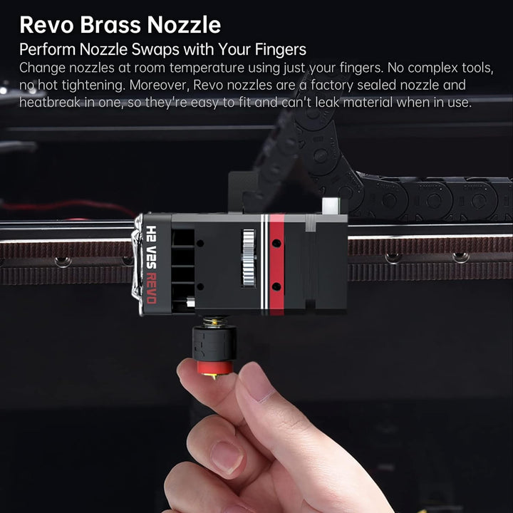 BIQU H2 V2S Revo Dual Gear Feeder Extruder Direct Drive Metal Extruder Upgrade Kit with 4 Mounting H