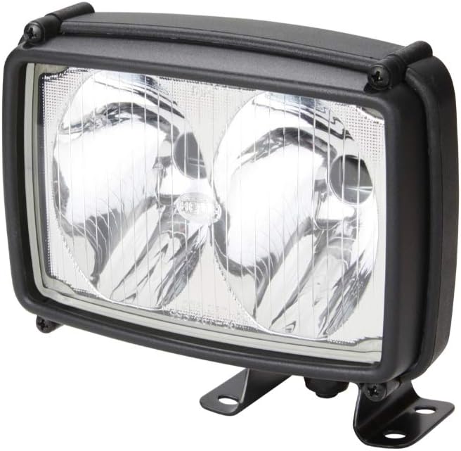 HELLA - Halogen-Arbeitsscheinwerfer - Double-Beam - 12/24V - Schraubanschluss/Anbau - 4-Punkt Befest