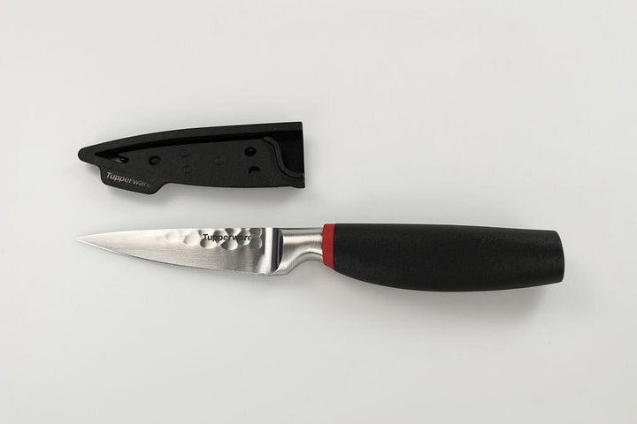TUPPERWARE Messer Chef-Serie Pro Gemüse Messer Gemüsemesser Schälmesser schwarz