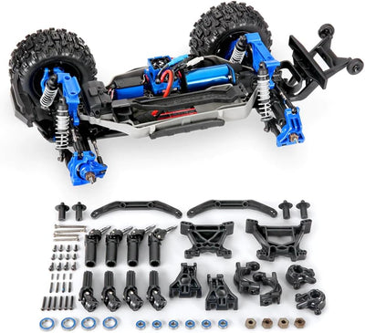 Traxxas Upgrade TRX9080X, verstärktes Getriebe-Set, Blau – Hoss/Slash/Rustler 4X4