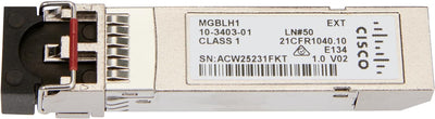 Cisco MGBLH1 SFP-Transceiver mit Gigabit-Ethernet (GbE) 1000Base-LH Mini-GBIC (MGBLH1)