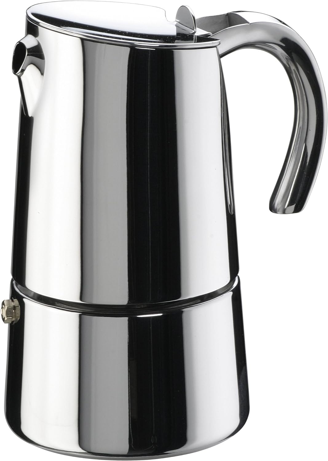 Pinti Inox Bella Espressokocher Mokka, Edelstahl, Silber