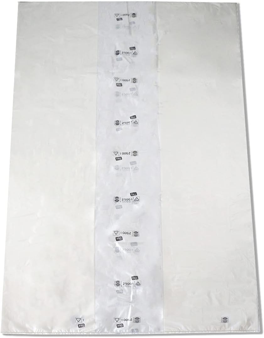 inapa Müllsack/Abfallsack Triline Öko: 2500l, transparent, breit – ✓extra reissfest ✓extra lang ✓100