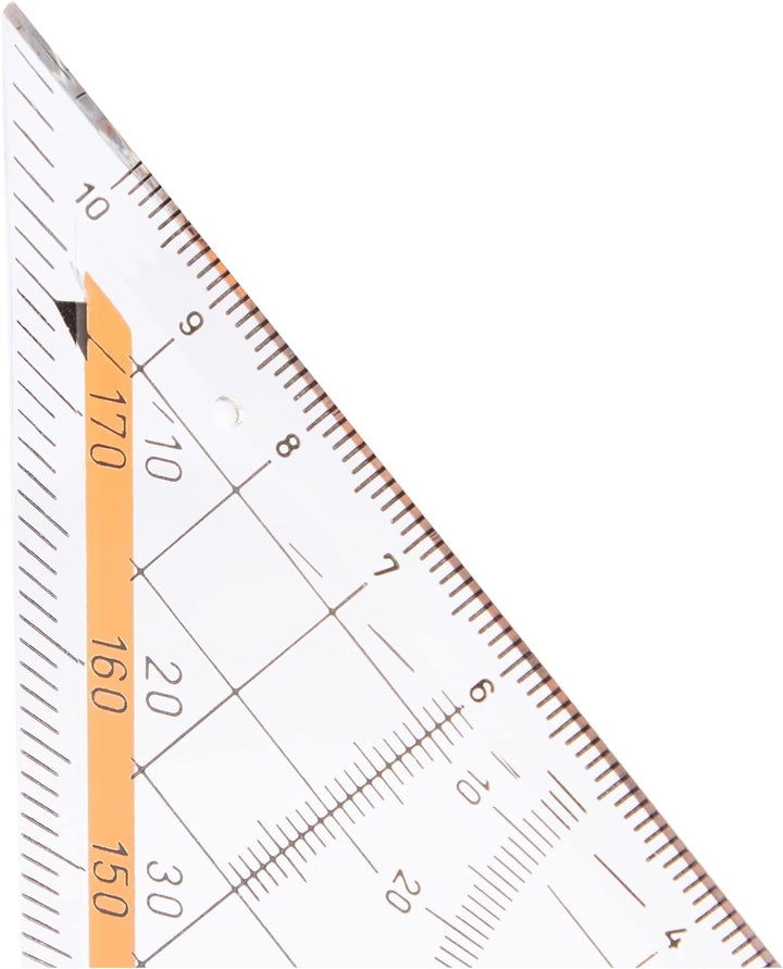 rOtring Profil-A4-Zeichenbrett & Centro-Geometrie-Dreieck mit Griff (gross, 23 cm)