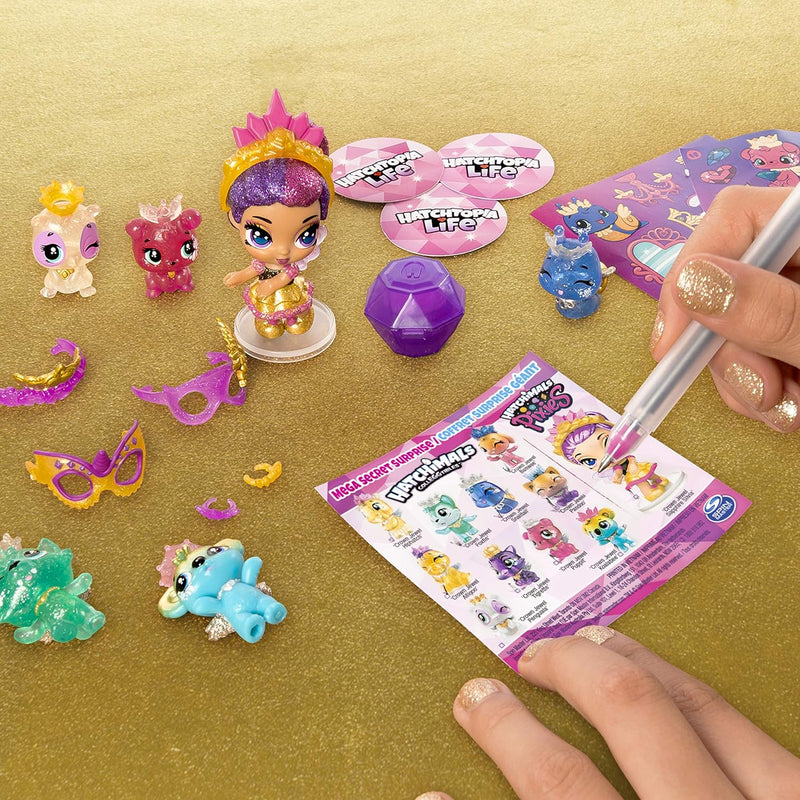 Hatchimals CollEGGtibles Mega - Geheimüberraschung mit 10 exklusiven 1 Pixies Royal