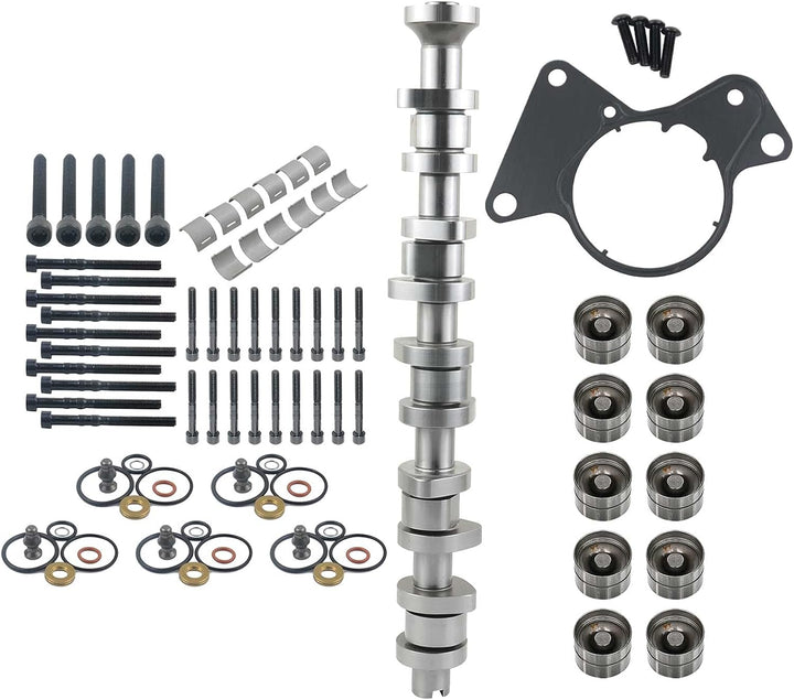 SSFL Nockenwelle + Nockenlagersatz Kompatibel mit Transporter V T5 2.5 TDI AXD AXE BAC BLK 038103673