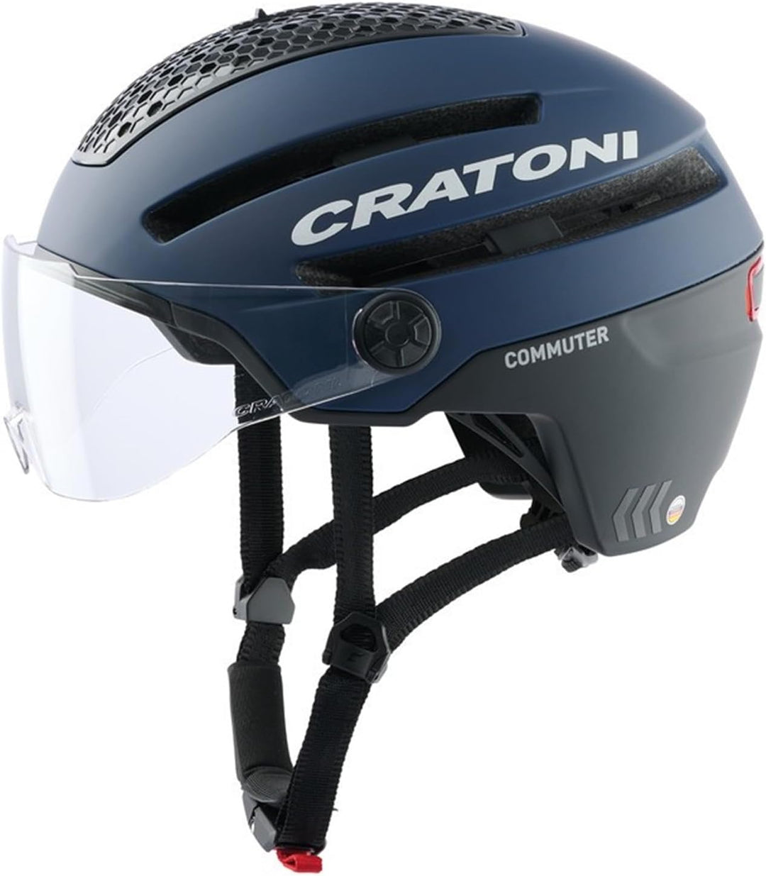 Cratoni Commuter E-Bike Pedelechelm Fahrradhelme M Blau Matt, M Blau Matt