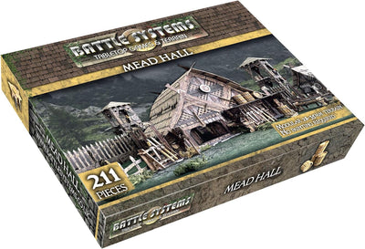 Fantasy Battle Systems Wargames Terrain - Mead Hall - Multi Level Tabletop War Game Board - Wargamin