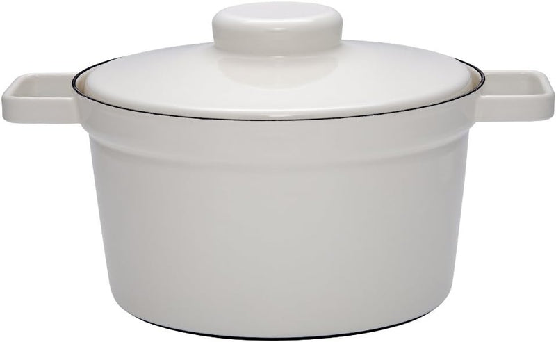 Riess, 2106-211, Topf mit Deckel, Durchmesser 24 cm, Inhalt 3.5 Liter, LIGHT GREY, AROMAPOTS, Trueho