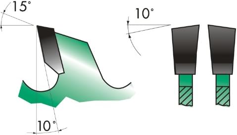 Edessö 36040030 HM-Kreissägeblatt Präzision-Standard 2 KNL HW, Z=96 KW, 400 x 3,5/2,5 x 30 mm, Silbe