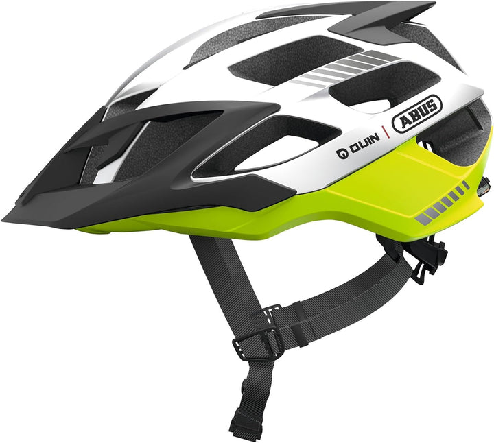 ABUS Montainbike-Helm Moventor Quin - Smarter Fahrradhelm mit Crash-Erkennung und SOS-Alarm-System -