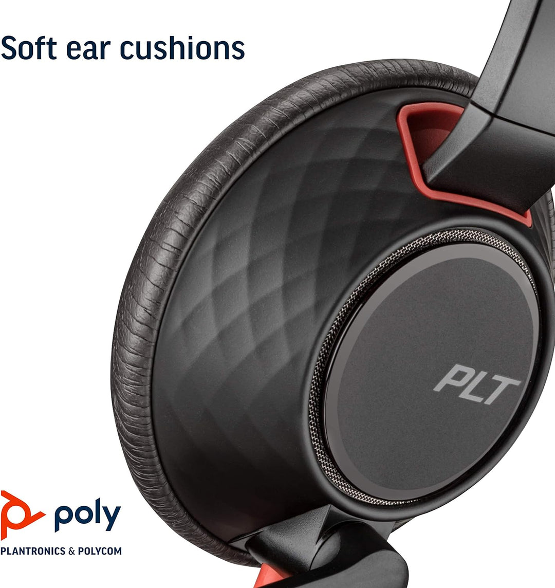 Plantronics – Blackwire 5210 USB-C-Headset – kabelgebundenes Mono PC-Headset mit Mikrofonarm – Verbi