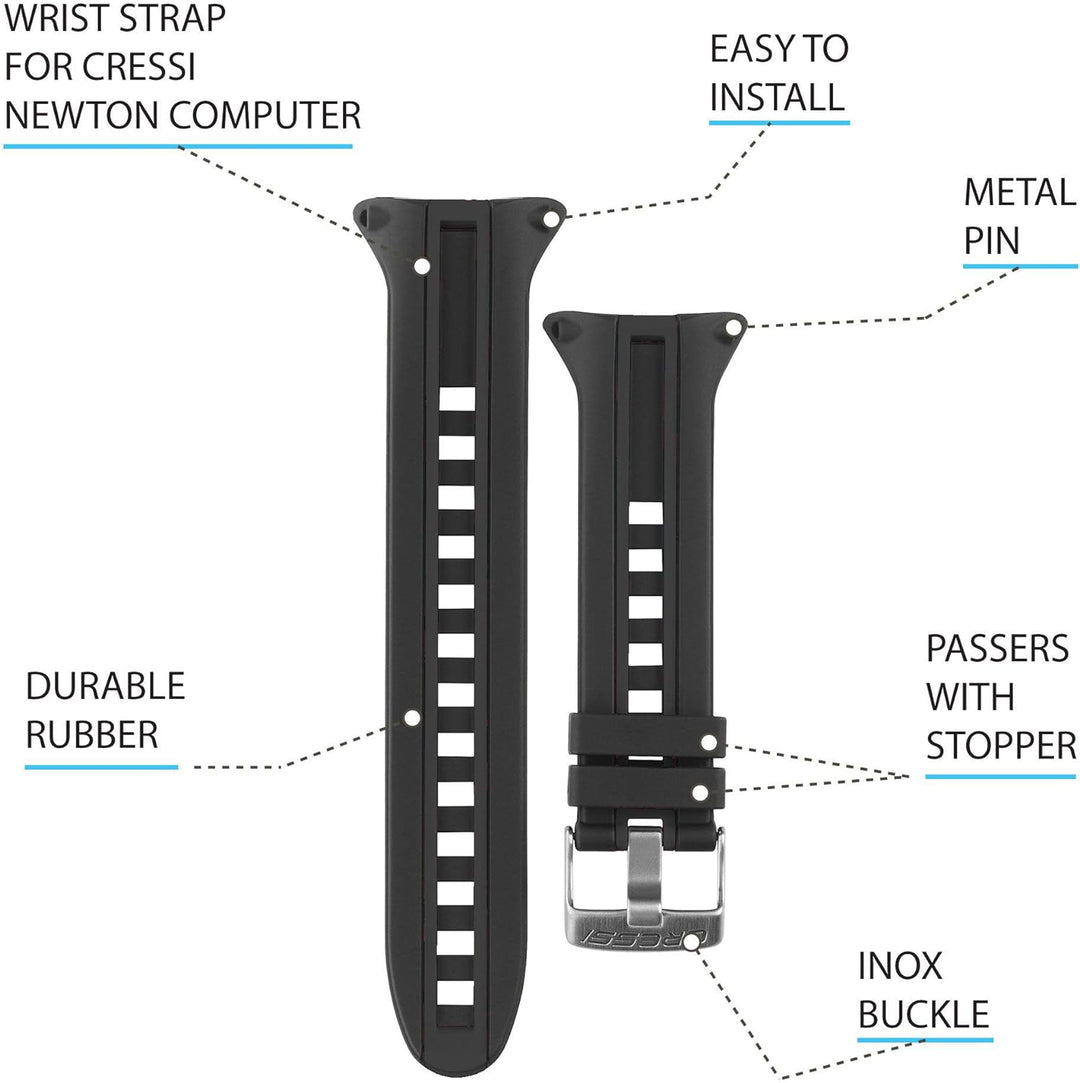 Cressi Original Strap for Diving Watch/Computer - Verschiedene Modelle und Farben für Cressi Taucher
