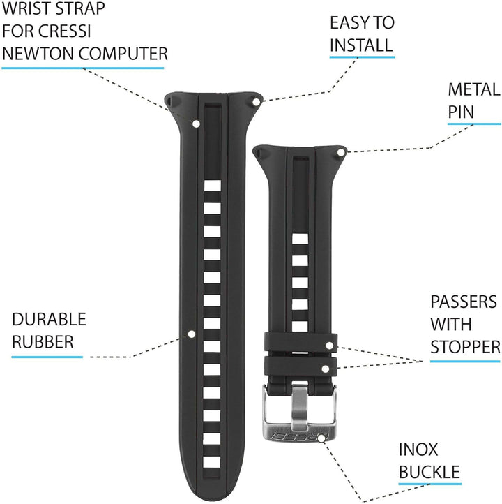 Cressi Original Strap for Diving Watch/Computer - Verschiedene Modelle und Farben für Cressi Taucher