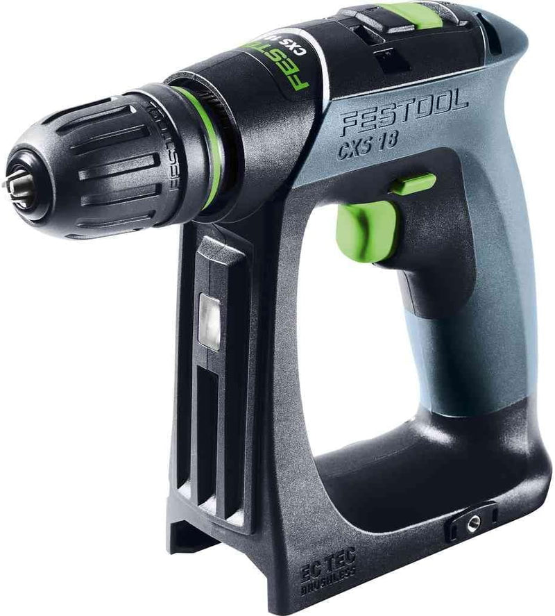 Festool Akku-Bohrschrauber CXS 18-Basic (mit Schnellspannbohrfutter, Gürtelclip), im Systainer, Basi