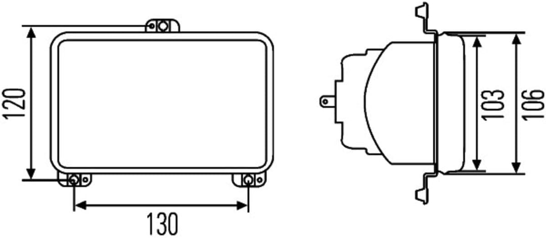 HELLA 1AB 006 277-127 Halogen-Scheinwerfereinsatz, Hauptscheinwerfer - 12/24V - Referenzzahl: 12.5 -