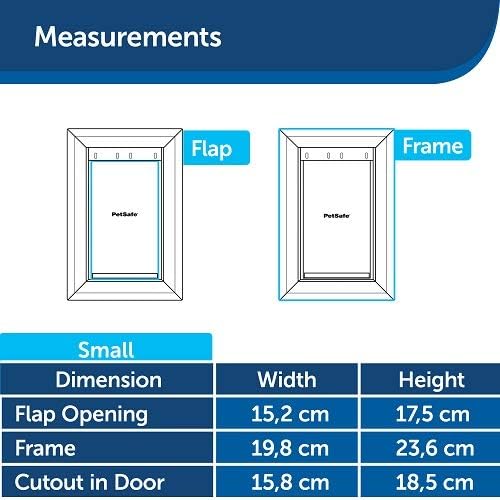 Petsafe Staywell Original 2 Way Pet Door Brown Small Braun S, Braun S