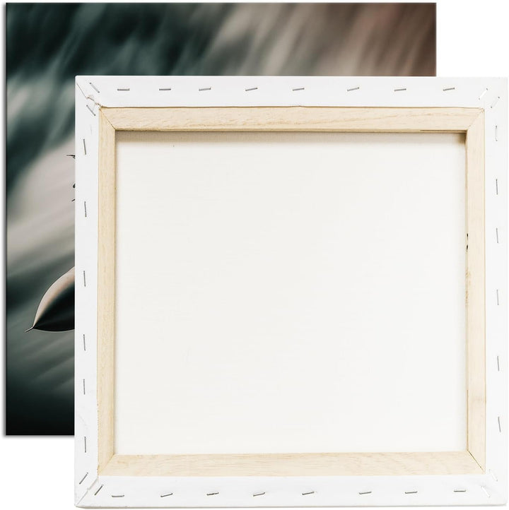 deyoli Düsenjet im Feuernebel Format: 60x60 cm als Leinwandbild, Motiv fertig gerahmt auf Echtholzra