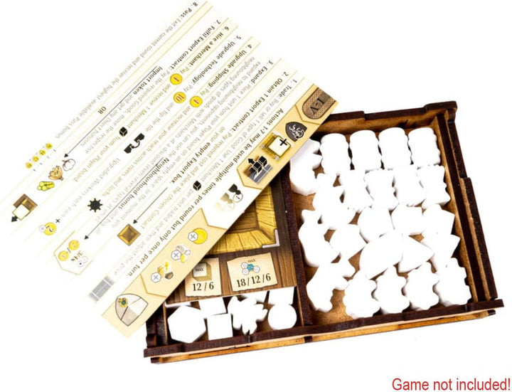 docsmagic.de Organizer Insert for Clans of Caledonia Box - Einsatz, Clans of Caledonia