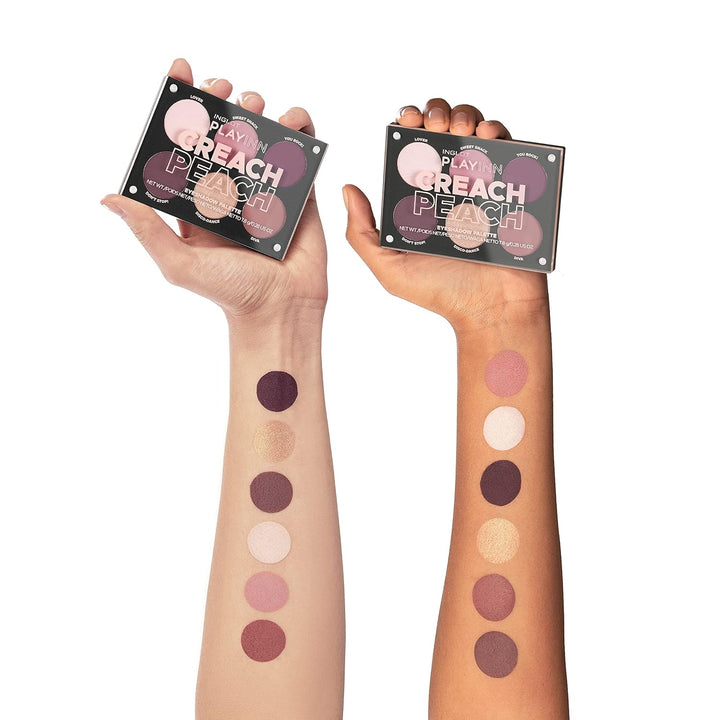 INGLOT PLAYINN Creach Peach, Lidschattenpalette, Eine Kollektion von Sechs Einzigartigen Lidschatten