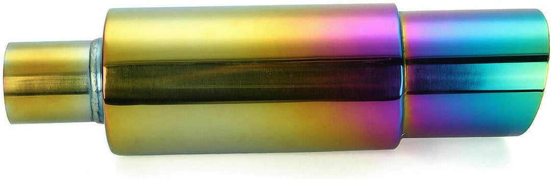 Riloer Edelstahl Rennwagen Auspuff Schalldämpfer Endrohr Heck Heck Gerade Finish