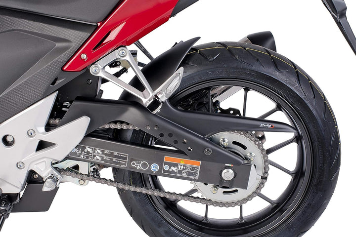 Hinterradabdeckung Puig Honda CB 500 F/X / CBR 500 R 2013-2016 schwarz matt Mattschwarz, Mattschwarz