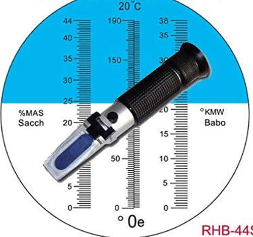 FSR Winzer REFRAKTOMETER Wein 0-44% Brix 190° OECHSLE ÖCHSLE BRIX KMW Winzer mit ATC 3008