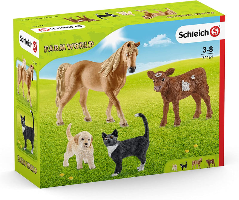 Schleich 72161 Farm World Starter Set 2021 Tierspielzeug, Mehrfarbig/Meereswellen (Ocean Tides) 2021