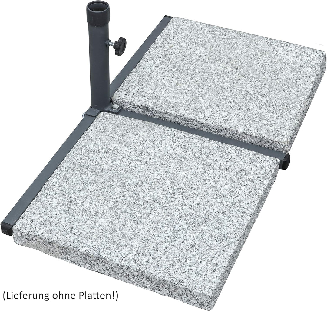 Schneider Balkon-Plattenständer für Wegeplatten, 864-00, anthrazit, Stahl, 2 kg